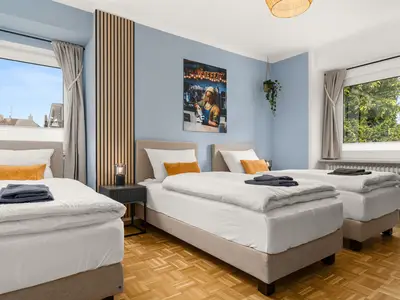Schlafzimmer 2 mit Betten getrennt oder zusammen