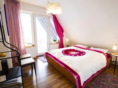 BEDROOM, INSIDE, OUTSIDE