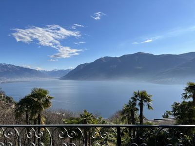 Aussicht vom Balkon