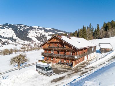 Außenseite Ferienhaus [Winter]