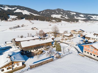 Außenseite Ferienhaus [Winter]