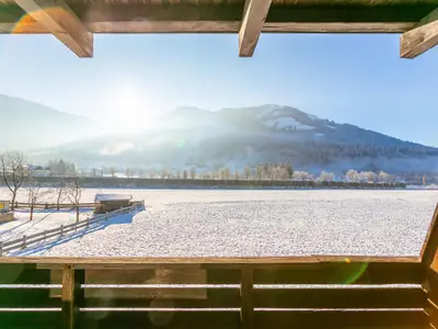 Aussicht vom Ferienhaus [Winter]