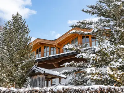 Außenseite Ferienhaus [Winter]