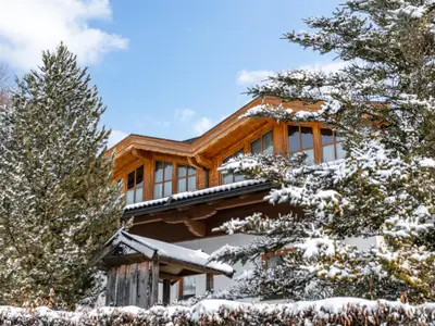 Außenseite Ferienhaus [Winter]