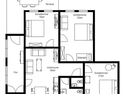 Ferienwohnung für 6 Personen (120 m²) in Brodersby 10/10