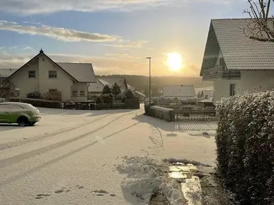 Anliegerstraße Schnee
