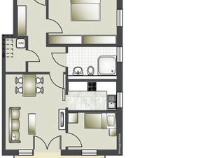 Ferienwohnung für 3 Personen (72 m&sup2;) in Büsum