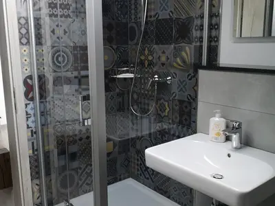 Dusche 2 Stock, Lodge 1  und Lodge 3