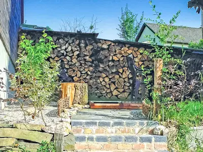 outside