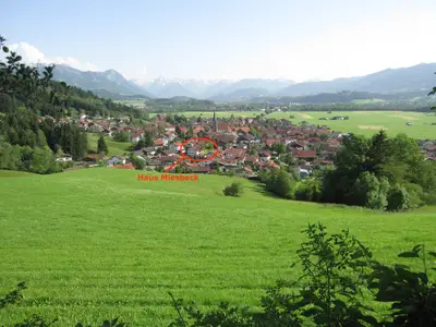 Lage Haus Miesbeck in Burgberg