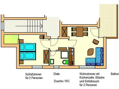 Ferienwohnung für 3 Personen (43 m²) in Burgberg im Allgäu 8/10