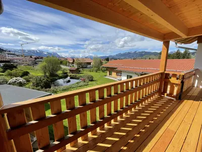 Aussicht vom Balkon