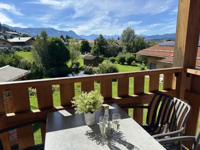 Aussicht vom Balkon