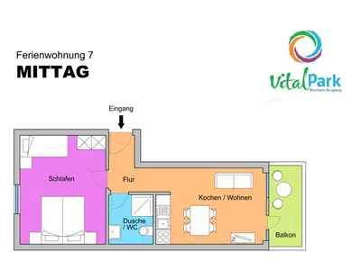 Ferienwohnung für 2 Personen (38 m²) in Burgberg im Allgäu 7/9