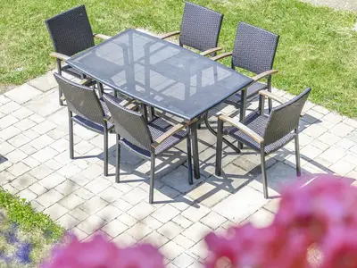 Sitzmöglichkeiten direkt vor der FeWo