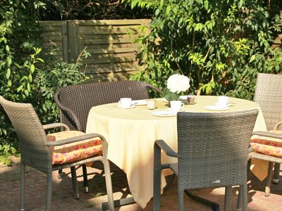 Terrasse im Garten