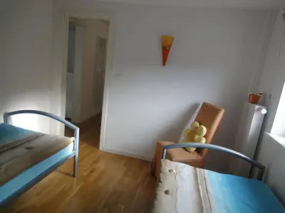 Ferienwohnung Mond im Haus Struve kleines Schlafzimmer im 1.OG