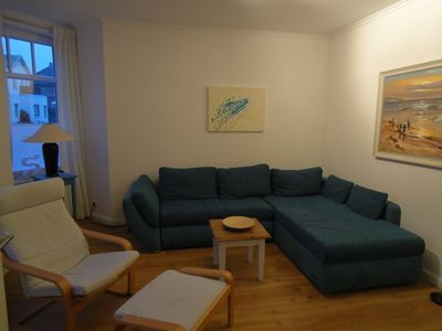 Ferienwohnung Erde im Haus Struve: gemütliches Wohnzimmer