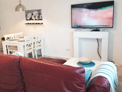 Blick auf den Fernseher