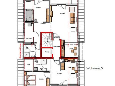 Grundriss Wohnung 5