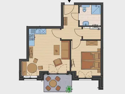 Ferienwohnung für 2 Personen (49 m²) in Büsum 7/10