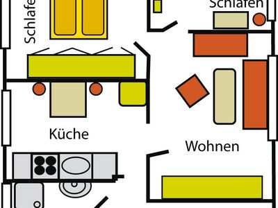 Ferienwohnung für 3 Personen (61 m²) in Büsum 5/10