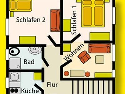 Ferienwohnung für 3 Personen (65 m²) in Büsum 5/10