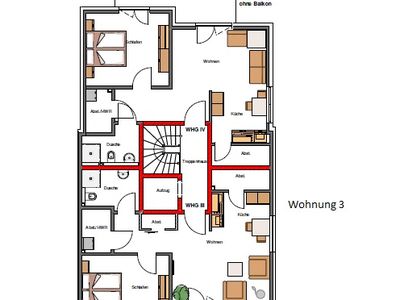 Grundriss Wohnung 3