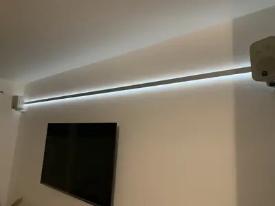 LED-Leiste im Wohnraum