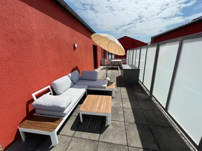 Große Dachterrasse
