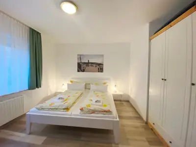 Dopppelbett im Schlafzimmer