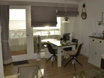 Essbereich im Wohnzimmer