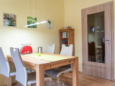 Essbereich im Wohnzimmer