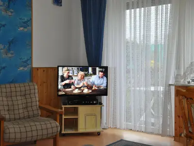 Wohnbereich. natürlich haben wir auch einen neuen Flachbildfernseher für Sie