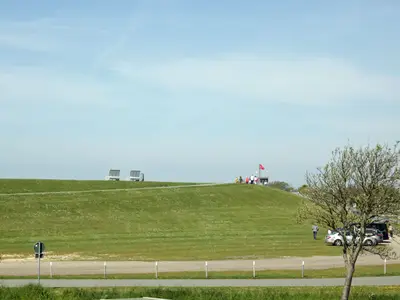 Ausblick auf den Deich