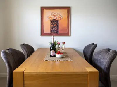 Essbereich im Wohnzimmer