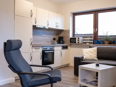 Küchenzeile im Wohnzimmer