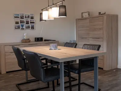 Essbereich im Wohnzimmer