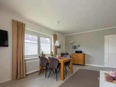 Essbereich im Wohnzimmer