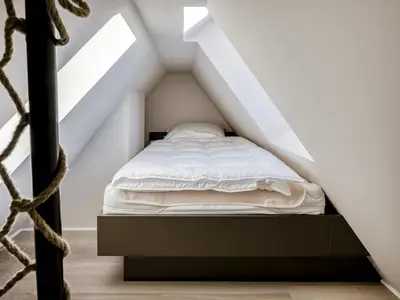 Bett auf der 2. Ebene