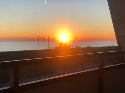 Sonnenuntergang im Februar