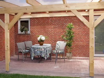 Terrasse im gemeinschaftlichen Garten