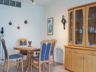 Essbereich im Wohnzimmer