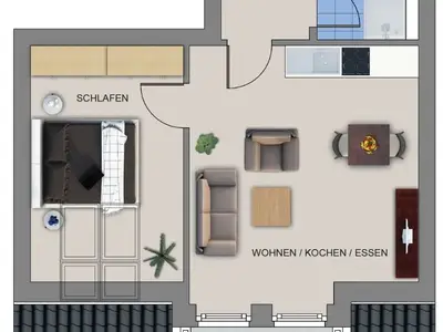 Ferienwohnung für 2 Personen (44 m²) in Büsum 5/10