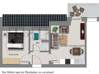 Ferienwohnung für 2 Personen (35 m²) in Büsum 5/10