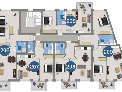 Ferienwohnung für 2 Personen (58 m²) in Büsum 4/10
