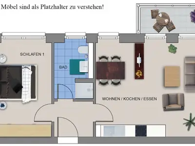 Ferienwohnung für 2 Personen (50 m²) in Büsum 7/10