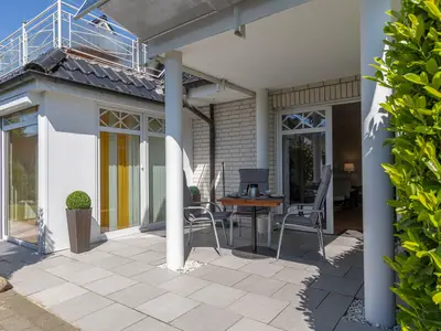 Überdachte Terrasse, Sonnendeck