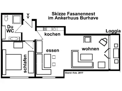 Ferienwohnung für 2 Personen (48 m²) in Butjadingen-Burhave 5/10