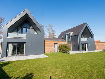 Gartenansicht Ferienanlage Hoddersdiek